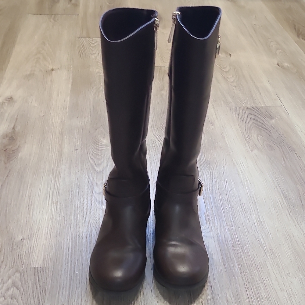 Girls, Size 4 Knee-high Brown Boots
